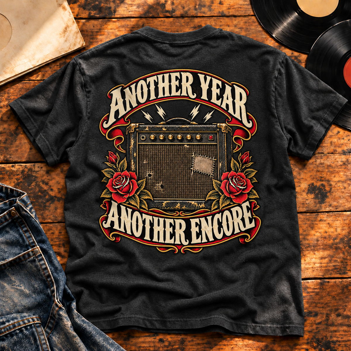 Another Year Another Encore — Charcoal Heather back view