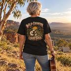 Wild Country Loud Soul Heavyweight Tee — Black lifestyle photograph