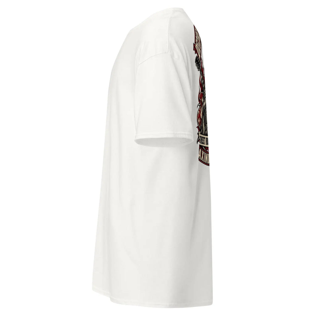 White T-shirt, opposite side view