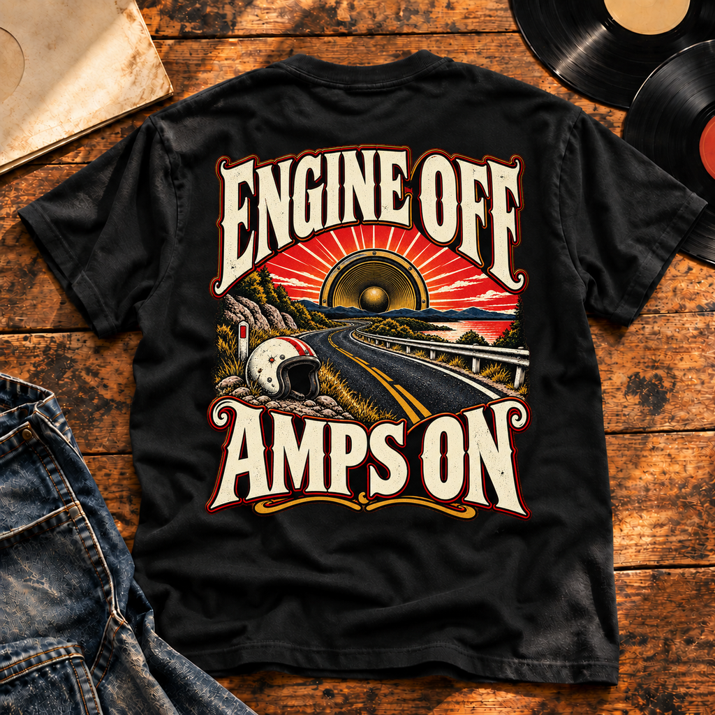 Engine Off Amps On — Black back view