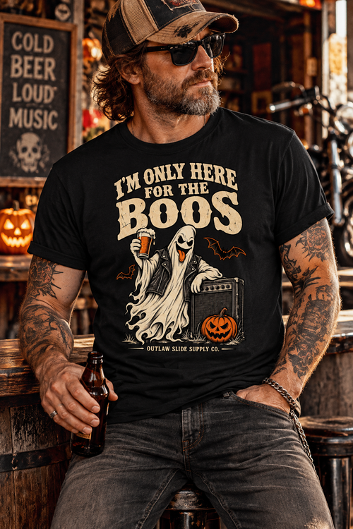 Ghost Boogie Australian Pub Rock Halloween T-Shirt lifestyle hero