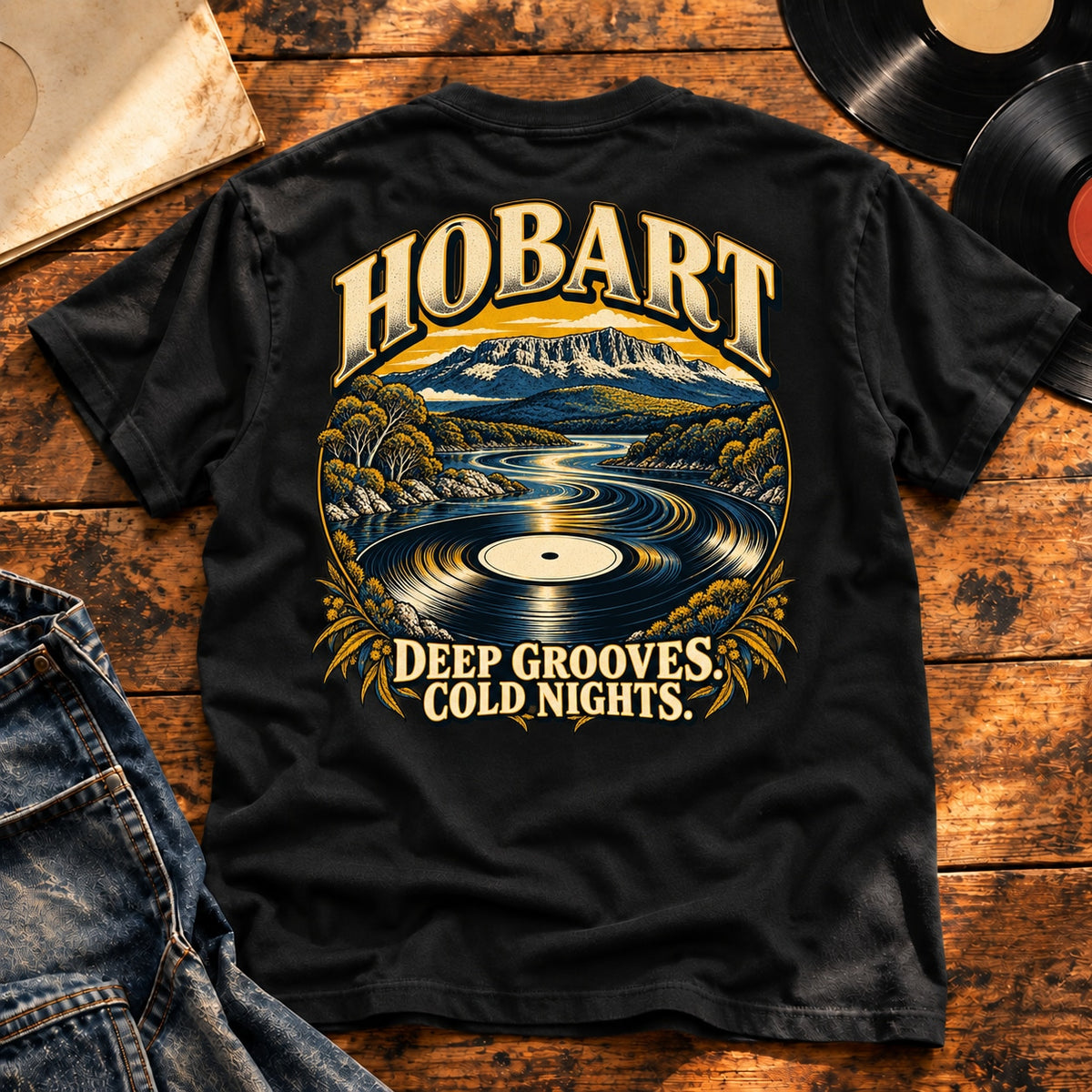 hobart river groove — Black