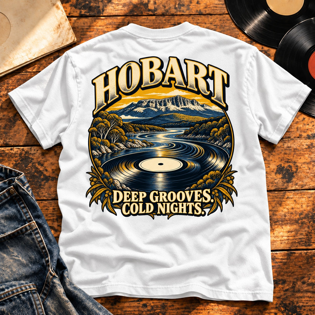 hobart river groove — White