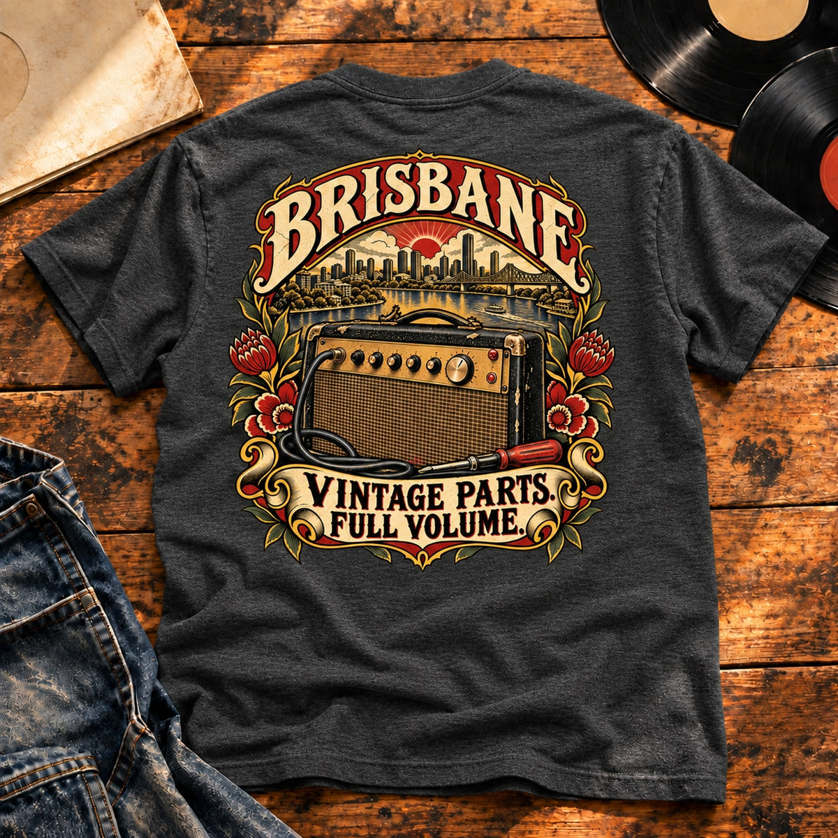 brisbane vintage parts — Charcoal Heather