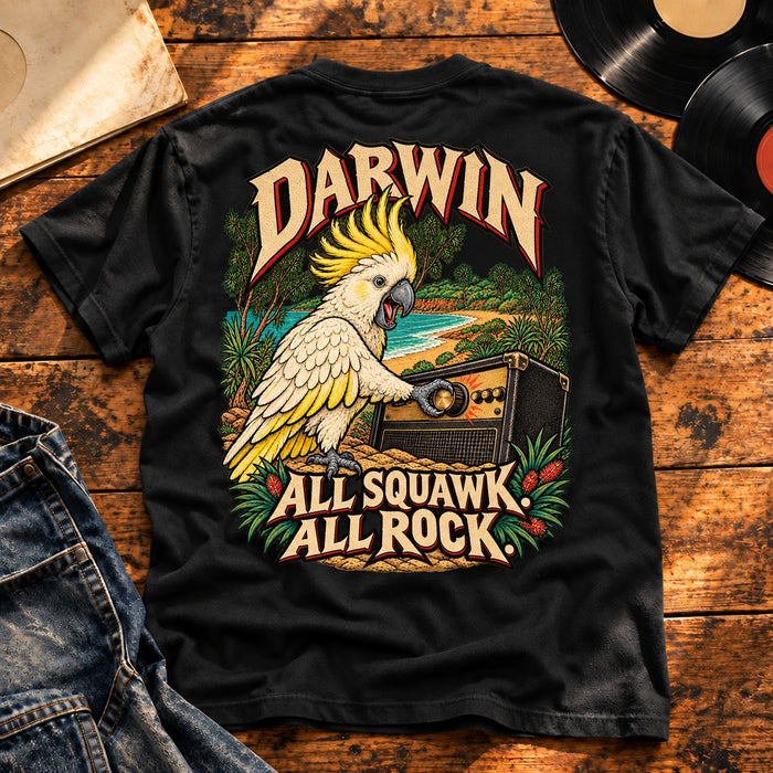 darwin all squawk all rock — Black
