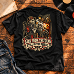 Back from the Dead heavyweight tee — black