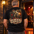 Back from the Dead heavyweight tee — lifestyle