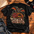 Old Ink, Fresh Frights Heavyweight Tee — black