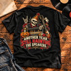 Still Haunting the Speakers Heavyweight Tee — black