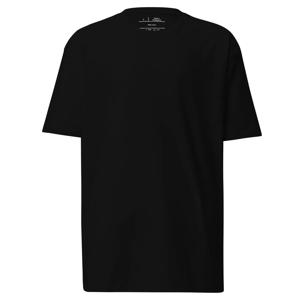 Plain front of the black Australian Pub Rock heavyweight T-shirt
