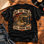 Off The Tools Still Making Noise Heavyweight Tee black back print hero