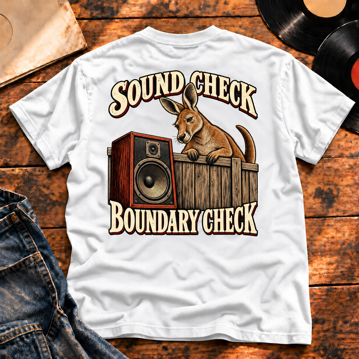 Sound Check Boundary Check white back print hero