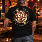 Let the Whole Side Play — Black pub lifestyle back view